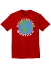 World's Greatest Brother Adult Dark T-Shirt-Mens T-Shirt-TooLoud-Red-Small-Davson Sales