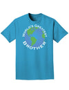 World's Greatest Brother Adult Dark T-Shirt-Mens T-Shirt-TooLoud-Turquoise-Small-Davson Sales