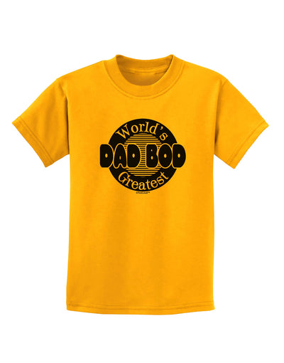 Worlds Greatest Dad Bod Childrens T-Shirt by TooLoud-Childrens T-Shirt-TooLoud-Gold-X-Small-Davson Sales