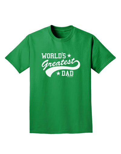 World's Greatest Dad - Sport Style Adult Dark T-Shirt by TooLoud-Mens T-Shirt-TooLoud-Kelly-Green-Small-Davson Sales