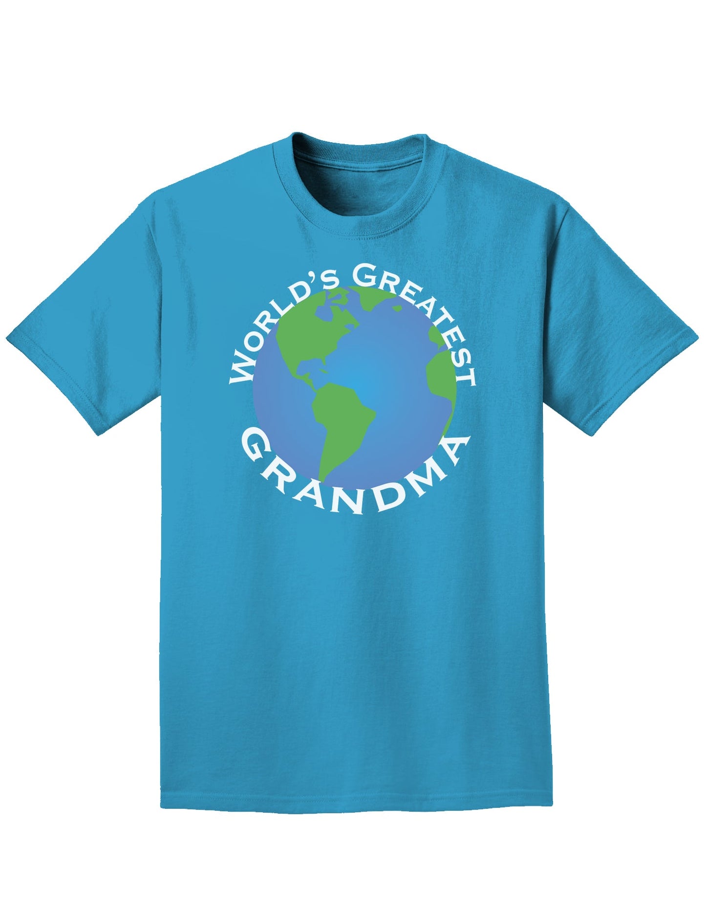 World's Greatest Grandma Adult Dark T-Shirt-Mens T-Shirt-TooLoud-Turquoise-Small-Davson Sales