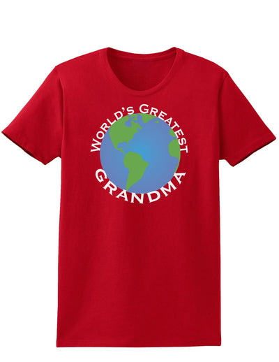 World's Greatest Grandma Womens Dark T-Shirt-TooLoud-Red-X-Small-Davson Sales