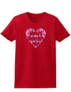 World's Greatest Mom Heart Womens Dark T-Shirt-TooLoud-Red-X-Small-Davson Sales