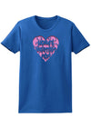 World's Greatest Mom Heart Womens Dark T-Shirt-TooLoud-Royal-Blue-X-Small-Davson Sales