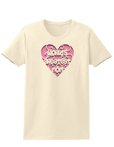 World's Greatest Mom Heart Womens T-Shirt-Womens T-Shirt-TooLoud-Natural-X-Small-Davson Sales