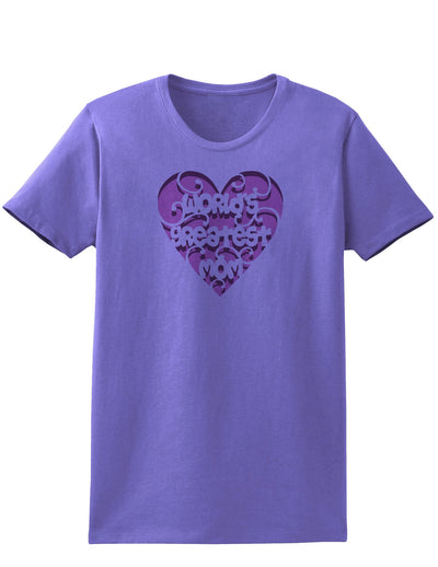 World's Greatest Mom Heart Womens T-Shirt-Womens T-Shirt-TooLoud-Violet-X-Small-Davson Sales