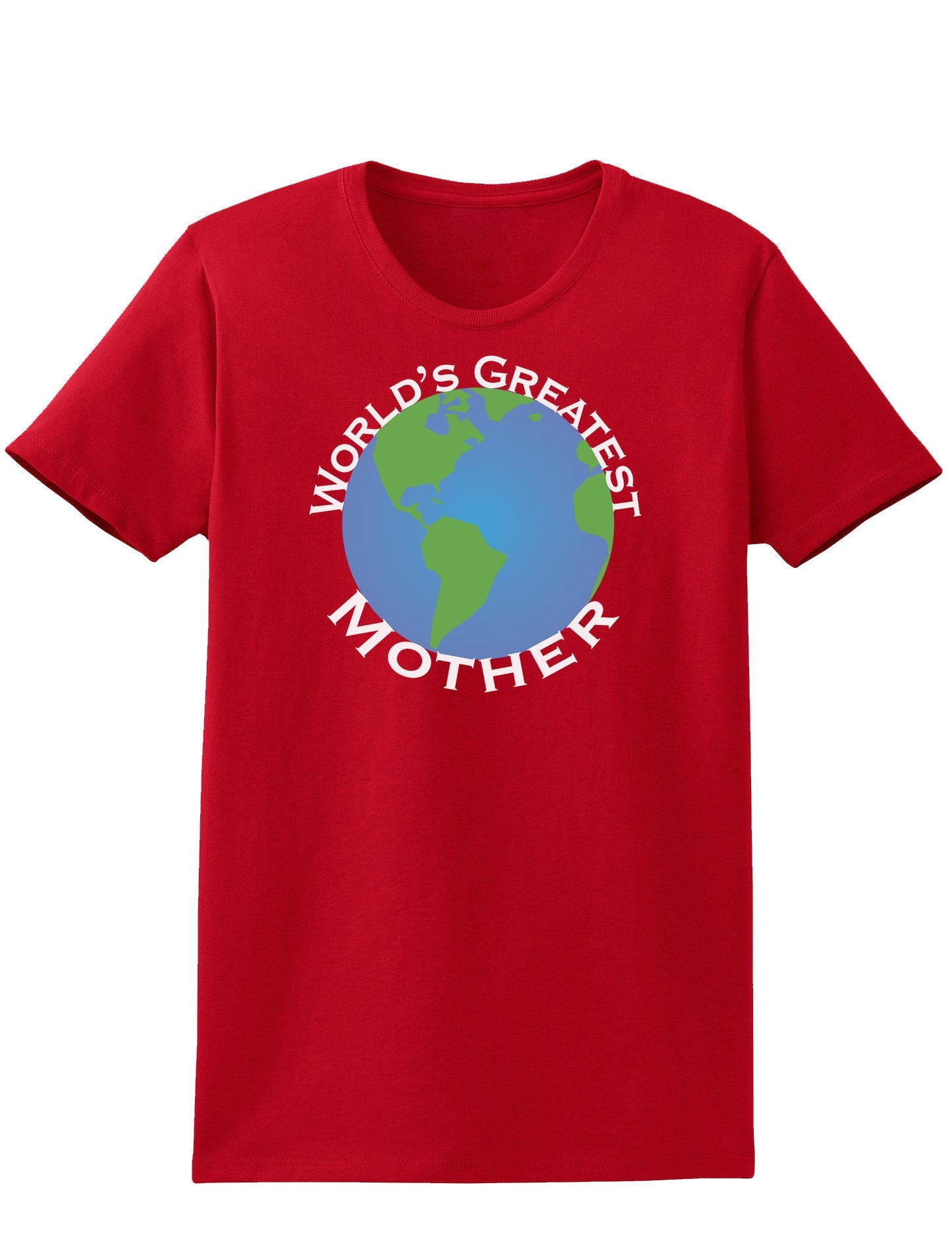 World's Greatest Mother Womens Dark T-Shirt-TooLoud-Red-X-Small-Davson Sales