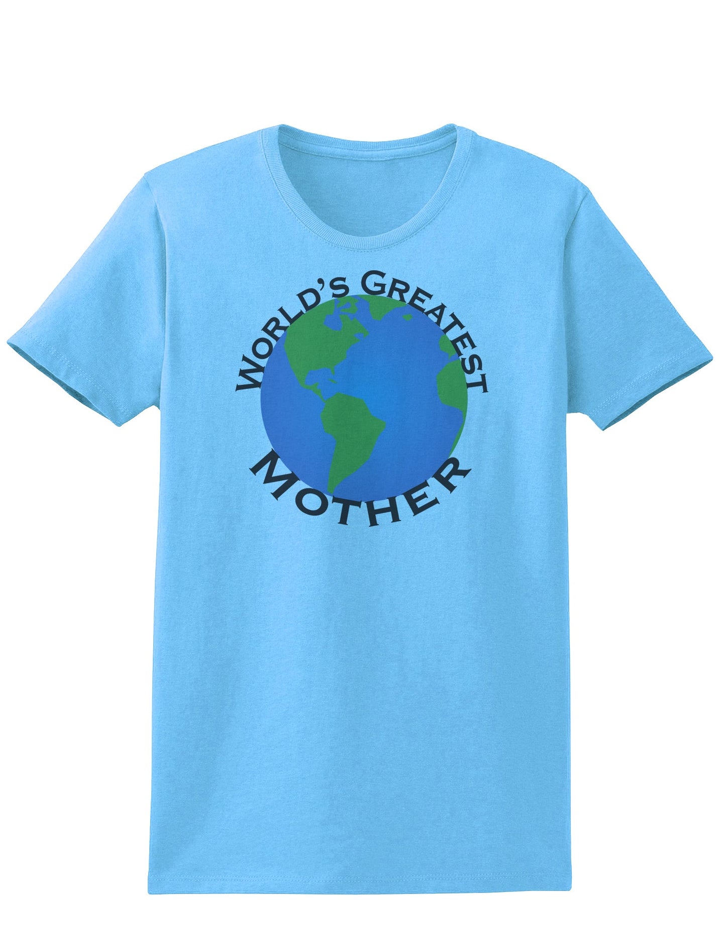 World's Greatest Mother Womens T-Shirt-Womens T-Shirt-TooLoud-Aquatic-Blue-X-Small-Davson Sales