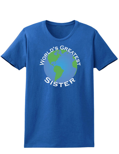 World's Greatest Sister Womens Dark T-Shirt-TooLoud-Royal-Blue-X-Small-Davson Sales