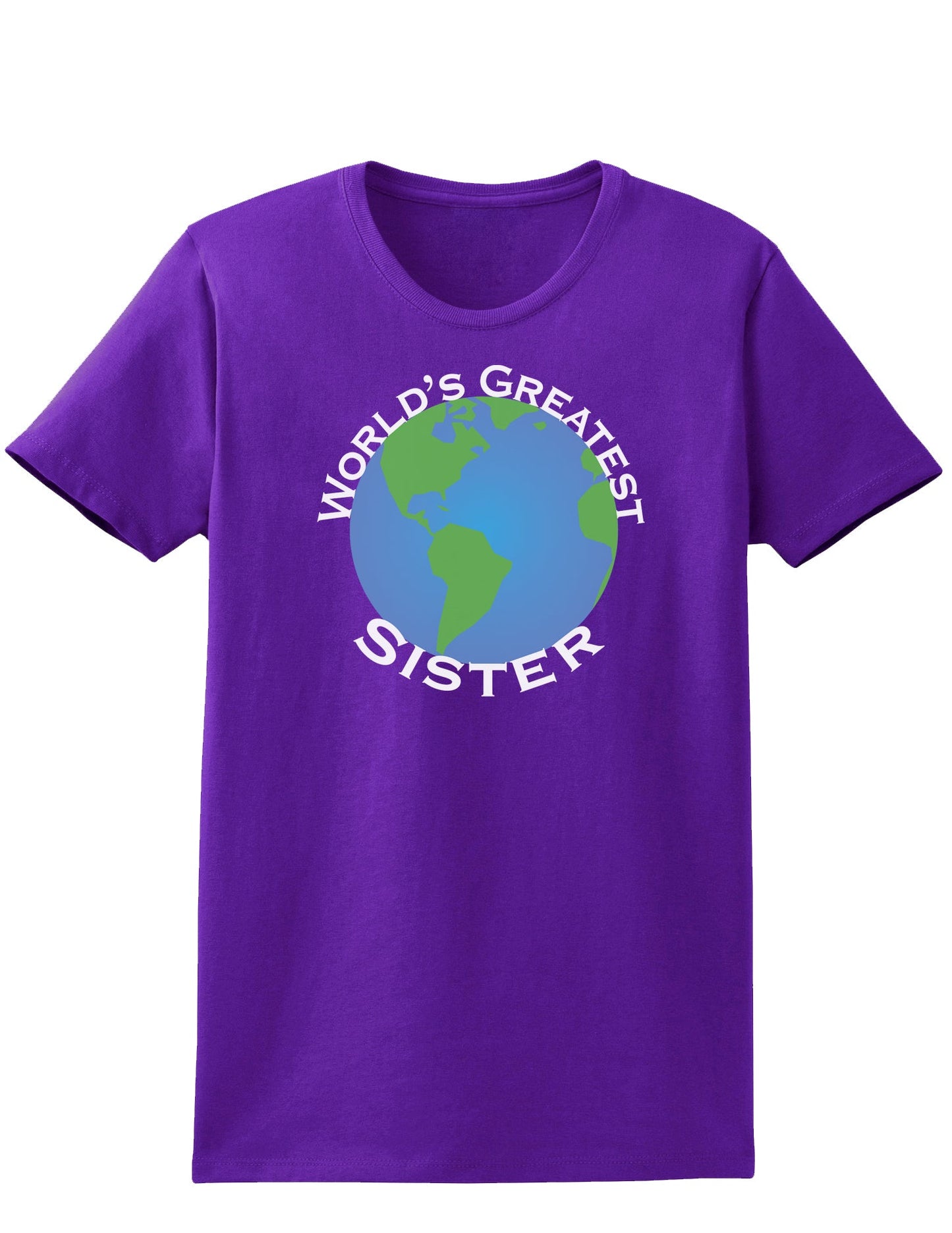 World's Greatest Sister Womens Dark T-Shirt-TooLoud-Purple-X-Small-Davson Sales