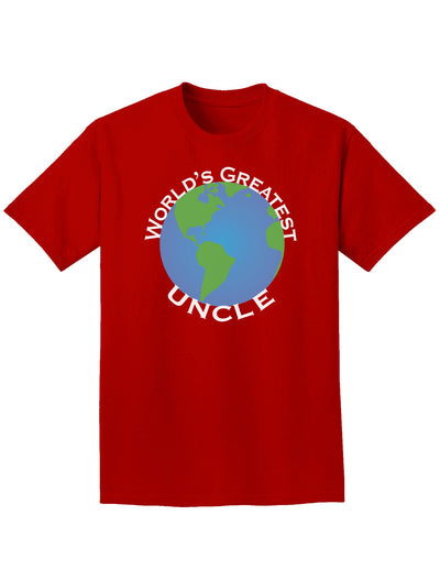 World's Greatest Uncle Adult Dark T-Shirt-Mens T-Shirt-TooLoud-Red-Small-Davson Sales