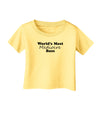 World's Most Mediocre Boss - Boss Day Infant T-Shirt-Infant T-Shirt-TooLoud-Daffodil-Yellow-06-Months-Davson Sales