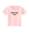 World's Most Mediocre Boss - Boss Day Toddler T-Shirt-Toddler T-Shirt-TooLoud-Light-Pink-2T-Davson Sales