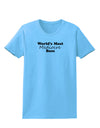 World's Most Mediocre Boss - Boss Day Womens T-Shirt-Womens T-Shirt-TooLoud-Aquatic-Blue-X-Small-Davson Sales