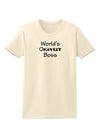 World's Okayest Boss Text - Boss Day Womens T-Shirt-Womens T-Shirt-TooLoud-Natural-X-Small-Davson Sales