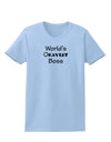 World's Okayest Boss Text - Boss Day Womens T-Shirt-Womens T-Shirt-TooLoud-Light-Blue-X-Small-Davson Sales