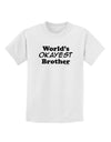 World's Okayest Brother Text Childrens T-Shirt by TooLoud-Childrens T-Shirt-TooLoud-White-X-Small-Davson Sales