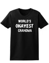 World's Okayest Grandma Womens Dark T-Shirt-TooLoud-Black-X-Small-Davson Sales