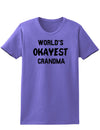 World's Okayest Grandma Womens T-Shirt-Womens T-Shirt-TooLoud-Violet-X-Small-Davson Sales