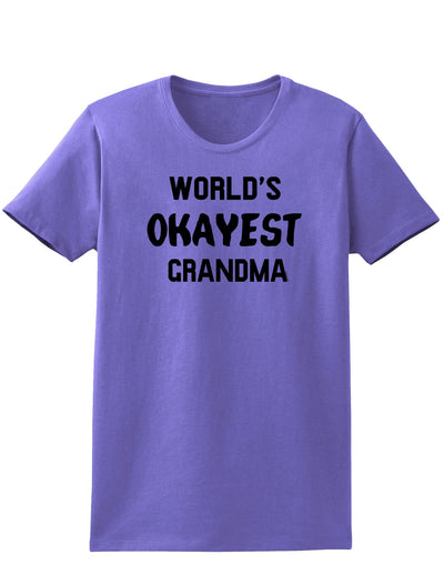 World's Okayest Grandma Womens T-Shirt-Womens T-Shirt-TooLoud-Violet-X-Small-Davson Sales