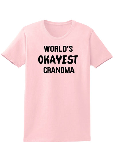 World's Okayest Grandma Womens T-Shirt-Womens T-Shirt-TooLoud-PalePink-X-Small-Davson Sales