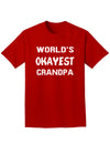 World's Okayest Grandpa Adult Dark T-Shirt-Mens T-Shirt-TooLoud-Red-Small-Davson Sales