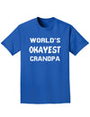 World's Okayest Grandpa Adult Dark T-Shirt-Mens T-Shirt-TooLoud-Royal-Blue-Small-Davson Sales