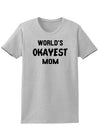 World's Okayest Mom Womens T-Shirt-Womens T-Shirt-TooLoud-AshGray-X-Small-Davson Sales