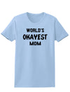 World's Okayest Mom Womens T-Shirt-Womens T-Shirt-TooLoud-Light-Blue-X-Small-Davson Sales