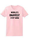 World's Okayest Step-Mom Womens T-Shirt-Womens T-Shirt-TooLoud-PalePink-X-Small-Davson Sales