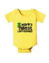 World's Tallest Leprechaun Baby Romper Bodysuit by TooLoud-Baby Romper-TooLoud-Yellow-06-Months-Davson Sales