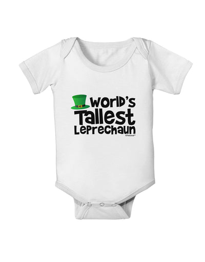 World's Tallest Leprechaun Baby Romper Bodysuit by TooLoud-Baby Romper-TooLoud-White-06-Months-Davson Sales