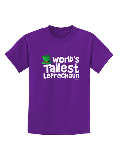 World's Tallest Leprechaun Childrens Dark T-Shirt by TooLoud-Childrens T-Shirt-TooLoud-Purple-X-Small-Davson Sales