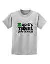 World's Tallest Leprechaun Childrens T-Shirt by TooLoud-Childrens T-Shirt-TooLoud-AshGray-X-Small-Davson Sales