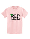 World's Tallest Leprechaun Childrens T-Shirt by TooLoud-Childrens T-Shirt-TooLoud-PalePink-X-Small-Davson Sales