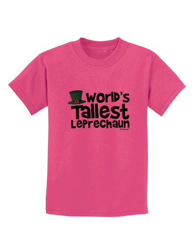 World's Tallest Leprechaun Childrens T-Shirt by TooLoud-Childrens T-Shirt-TooLoud-Sangria-X-Small-Davson Sales