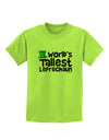 World's Tallest Leprechaun Childrens T-Shirt by TooLoud-Childrens T-Shirt-TooLoud-Lime-Green-X-Small-Davson Sales