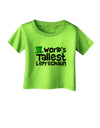 World's Tallest Leprechaun Infant T-Shirt by TooLoud-Infant T-Shirt-TooLoud-Lime-Green-06-Months-Davson Sales