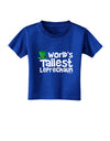 World's Tallest Leprechaun Toddler T-Shirt Dark by TooLoud-Toddler T-Shirt-TooLoud-Royal-Blue-2T-Davson Sales