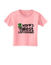 World's Tallest Leprechaun Toddler T-Shirt by TooLoud-Toddler T-Shirt-TooLoud-Candy-Pink-2T-Davson Sales