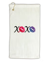 XOXO Kisses Micro Terry Gromet Golf Towel 11&#x22;x19-Golf Towel-TooLoud-White-Davson Sales