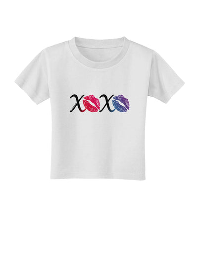 XOXO Kisses Toddler T-Shirt-Toddler T-Shirt-TooLoud-White-2T-Davson Sales