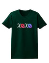 XOXO Kisses Womens Dark T-Shirt-TooLoud-Forest-Green-Small-Davson Sales