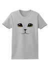 Yellow Amber-Eyed Cute Cat Face Womens T-Shirt-Womens T-Shirt-TooLoud-AshGray-X-Small-Davson Sales