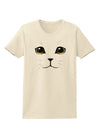 Yellow Amber-Eyed Cute Cat Face Womens T-Shirt-Womens T-Shirt-TooLoud-Natural-X-Small-Davson Sales