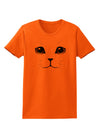 Yellow Amber-Eyed Cute Cat Face Womens T-Shirt-Womens T-Shirt-TooLoud-Orange-X-Small-Davson Sales