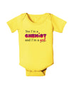 Yes I am a Chemist Girl Baby Romper Bodysuit-Baby Romper-TooLoud-Yellow-06-Months-Davson Sales