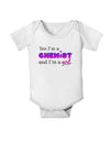 Yes I am a Chemist Girl Baby Romper Bodysuit-Baby Romper-TooLoud-White-06-Months-Davson Sales