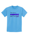 Yes I am a Chemist Girl Childrens T-Shirt-Childrens T-Shirt-TooLoud-Aquatic-Blue-X-Small-Davson Sales