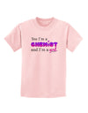 Yes I am a Chemist Girl Childrens T-Shirt-Childrens T-Shirt-TooLoud-PalePink-X-Small-Davson Sales